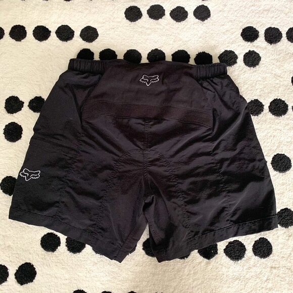 Fox Racing Padded Cycling Shorts Black Mountain Bike MTB Trail Riding - Picture 1 of 14